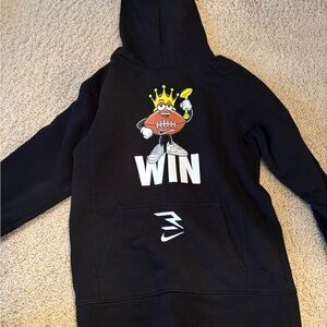 Nike Black Hoodie with Graphic Print